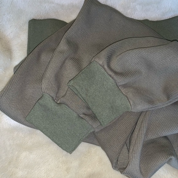 NWT White Birch Black Label olive green heavyweight joggers M - Picture 8 of 10